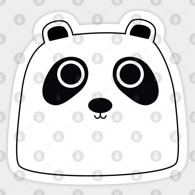 Panda Sticker by Mint Cloud Art Studio